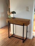 Konsole Beistelltisch Konsolentisch Eiche Eichenbalken