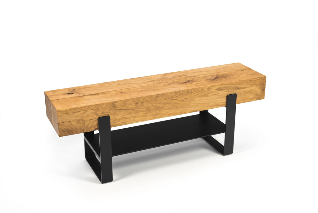 Sitzbank Bank Garderobe Schuhschrank Sideboard Eiche Eichenbalken